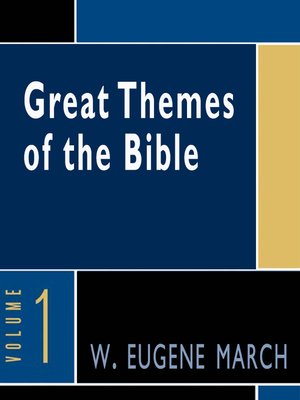 cover image of Great Themes of the Bible, Volume 1